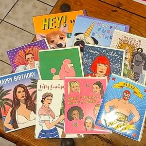 Lot of 10 Unique & Fun Birthday Cards – Mixed Designs